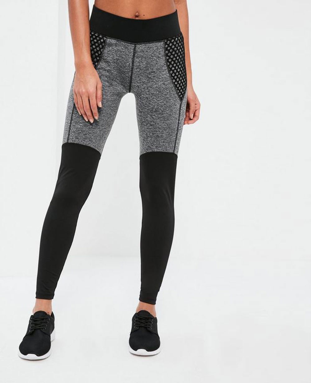 Grey fishnet leggings clearance