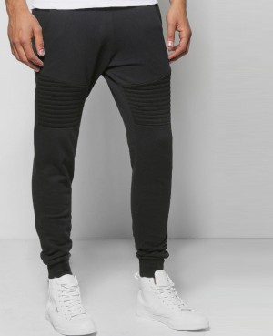 SKINNY FIT BIKER JOGGERS