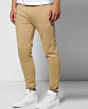 SKINNY FIT JOGGERS KHAAKI