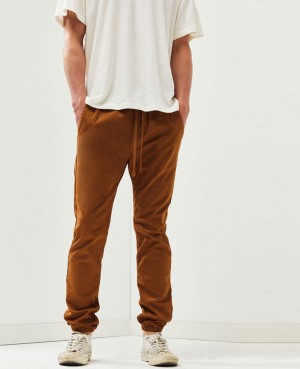 Tan Skinny Jogger Pants 