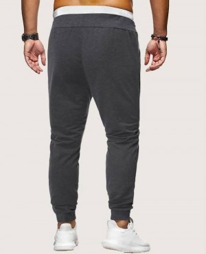 Men Cartoon Graphic Drawstring Waist Pants 