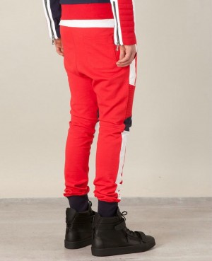 Red Contrast Joggers