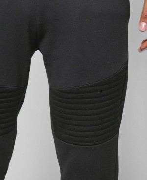 SKINNY FIT BIKER JOGGERS