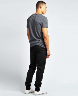 SLIM FIT JOGGERS BLACK